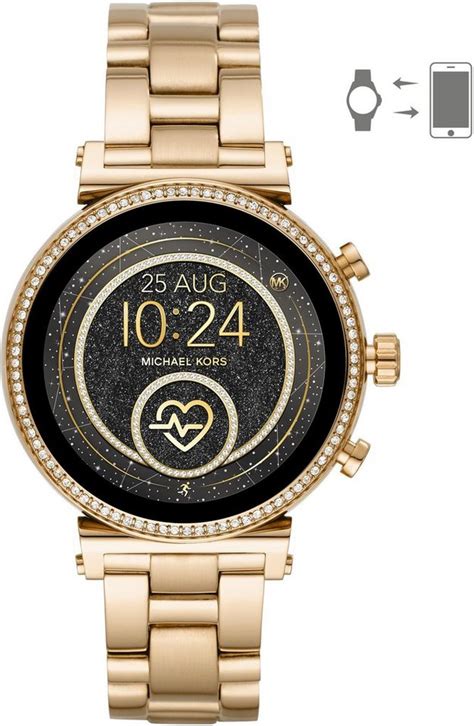 michael kors sofie silver smartwatch|michael kors access smartwatch.